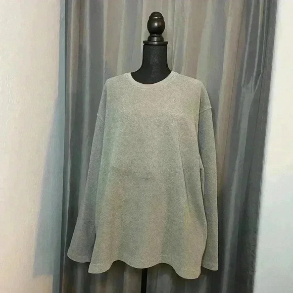 184. Bass Men’s Grey Fleece Sweatshirt, Size XXL, Used - Picture 1 of 5